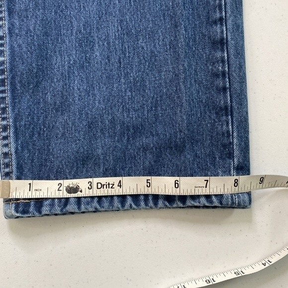 Nautica Classic High Rise Straight Leg Jeans 100% Cotton Rigid Med. Wash Work - Picture 14 of 16